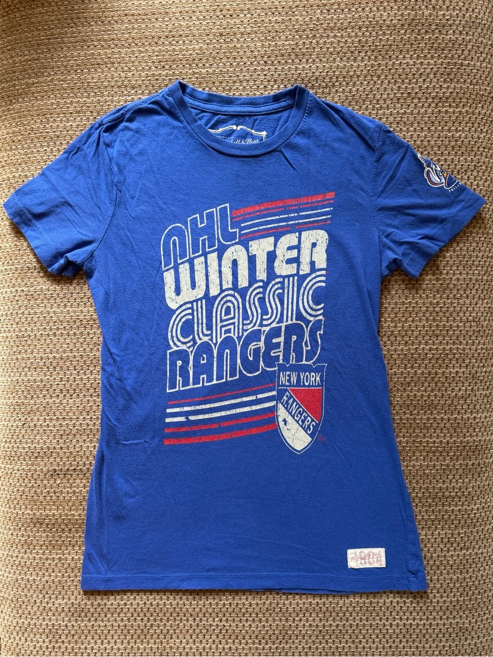 Mitchell & Ness Womens S New York Rangers Winter Classic 2012 Shirt Blue NHL